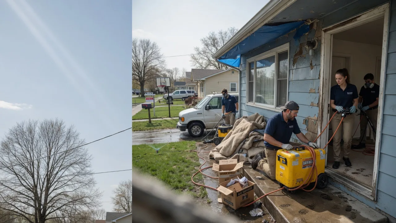 Basement Flood Cleanup in Chase, KS near me